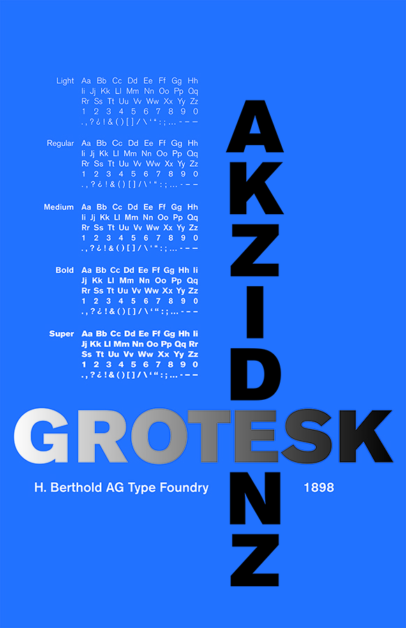 Type Specimen posters