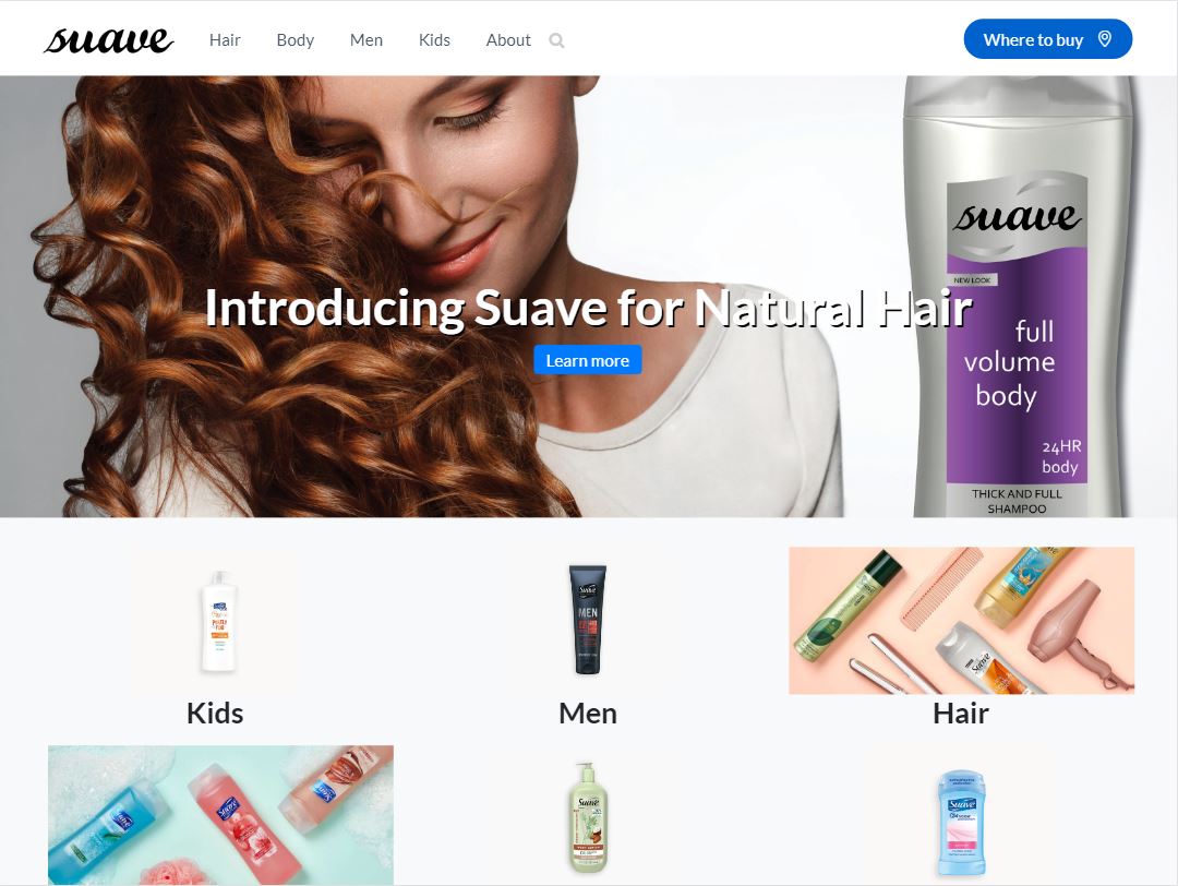 Suave Rebrand
